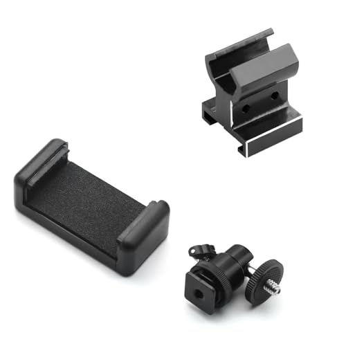 RC Autoteile Für Traxxas Für Trx4 Trx6 Für E-revo Für Slash Für Rustler Für T-maxx Für E-maxx Ersatz Metall Für TQi Sender Telefon Halterung RC Auto Upgrade Teile(Black) von YONMFRDS