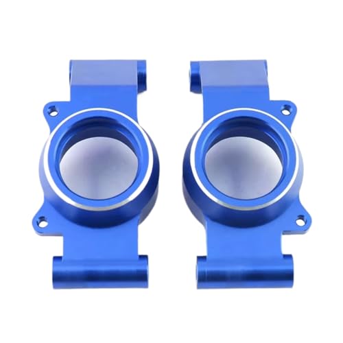 RC Autoteile Für Traxxas Für X-Maxx Xmaxx 6S 8S 1/5 RC Auto 2 Stücke Metall Hinten Achsschenkel Hub Carrier Für Monster Truck Upgrade Teile Zubehör(Blue) von YONMFRDS