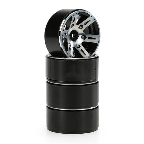 RC Autoteile Für Trxs Für TRX-4 Für Axial Für SCX10 Für SCX10 III Für AXI03007 Für Tamiya Für CC01 Für D90 4PCS 1/10 RC Crawler Metall Legierung BEADLOCK 1,9 "Rad Felge von YONMFRDS