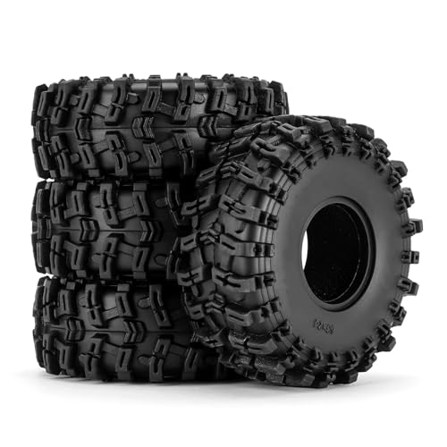 YONMFRDS Für 1/24 1/18 RC Crawler Car 4PCS 1,0" Radreifen 63 * 24mm RC Car Reifen YONMFRDS Für 1/24 1/18 RC Crawler Car 4PCS 1,0" Radreifen 63 * 24mm RC Car Reifen von YONMFRDS