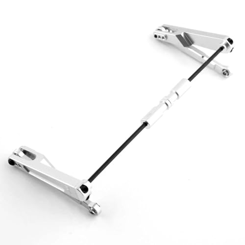 YONMFRDS Für Axial Für RBX10 Für Ryft 1/10 RC Crawler Auto Upgrade Teile Zubehör Metall Hinten Sway Bar Set RC Autoteile(Silver) von YONMFRDS