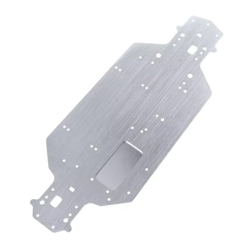 YONMFRDS Für Buggy Für Monster Truck Für HSP 94107 94170 94118 94111 Für HSP 04001 03601 1/10 Aluminium Legierung Metall Für Chassis Upgrade Teile RC Autoteile(Silver) von YONMFRDS