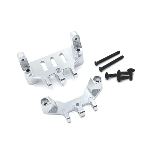YONMFRDS Für MN128 MN86 MN86S MN86K MN86KS 1/12 RC Crawler Auto Upgrade Teile Zubehör Metall Vorder- Und Hinterachse Getriebe Set RC Autoteile(Silver) von YONMFRDS