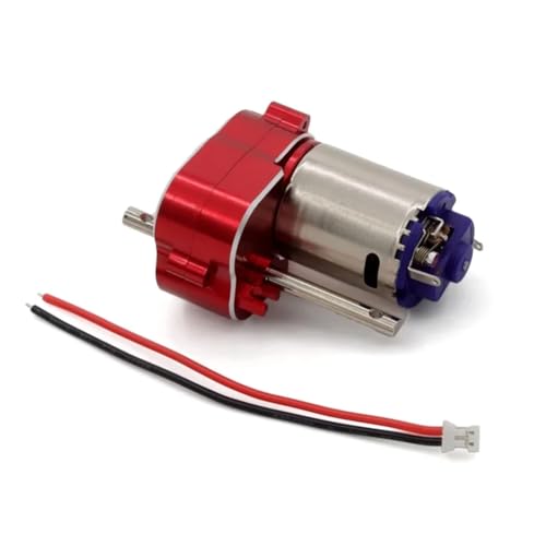 YONMFRDS Für MN168 MN82 MN78 MN99S 1/12 RC Auto Upgrade Teile Upgrade Metall Getriebe Getriebe Motor Getriebe Box Mit Metall Getriebe RC Autoteile(Red) von YONMFRDS