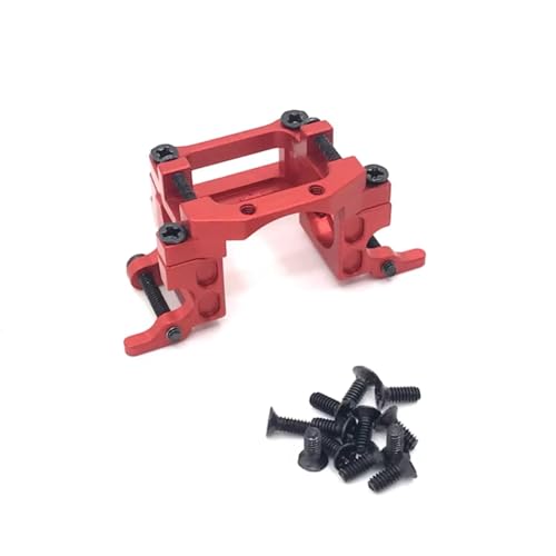 YONMFRDS Für Mini-Q8 Für Mini-Q9 1/28 Metall Upgrade Refit Vorne Und Hinten Getriebe RC Auto Teile Ersatz Zubehör RC Autoteile(Red) von YONMFRDS