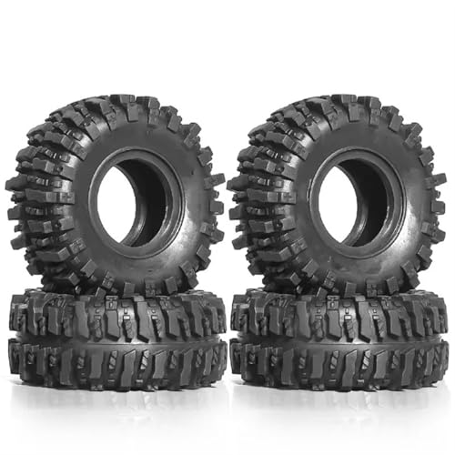 YONMFRDS Für TRX4M Für SCX24 Für AX24 Upgrade Teile Zubehör 4 Stücke 55mm 1,0 "Weiche Gummi Rad Reifen Schlamm Reifen Für 1/18 1/24 RC Crawler Auto RC Car Reifen YONMFRDS Für TRX4M Für SCX24 Für AX24 Upgrade Teile Zubehör 4 Stücke 55mm 1,0 "Weiche Gummi Rad Reifen Schlamm Reifen Für 1/18 1/24 RC Crawler Auto RC Car Reifen von YONMFRDS