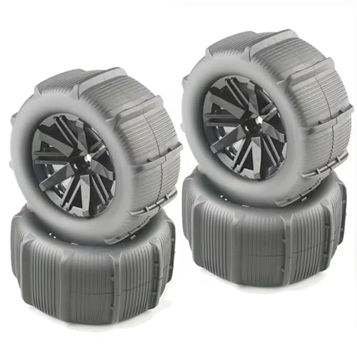 YONMFRDS Für WLtoys 144001 124018 124019 12428 Für A Für B Für C 12427 144002 1/14 1/16 RC 80mm Upgrade Sand Rad Reifen Strand Reifen 12mm Hex Hub RC Car Reifen(4pcs) von YONMFRDS