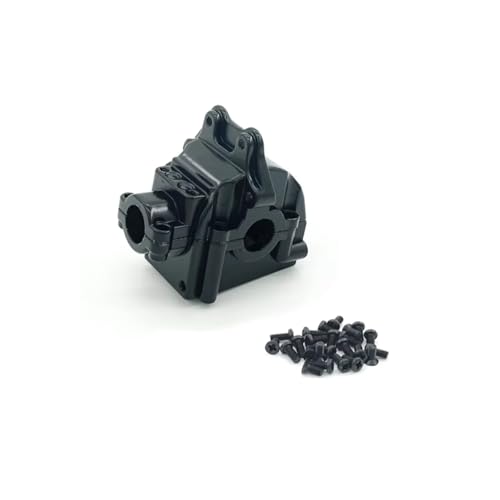 YONMFRDS Für WLtoys 144001 144010 144002 124019 124018 RC Auto Metall Vorne Hinten Wave Box Shell 144001-1254 Upgrade Ersatzteile RC Autoteile(Black) von YONMFRDS