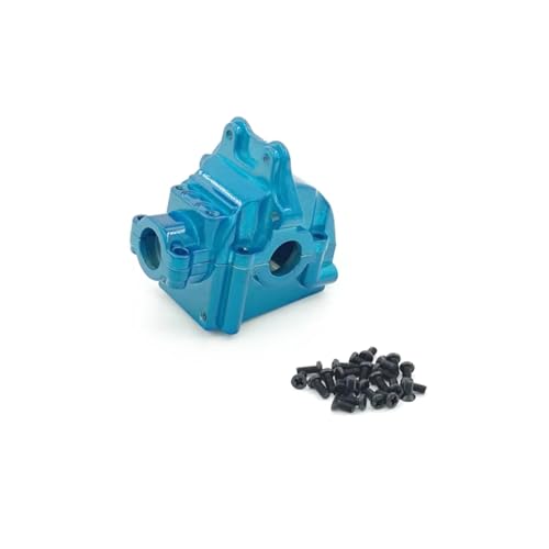 YONMFRDS Für WLtoys 144001 144010 144002 124019 124018 RC Auto Metall Vorne Hinten Wave Box Shell 144001-1254 Upgrade Ersatzteile RC Autoteile(Blue) von YONMFRDS