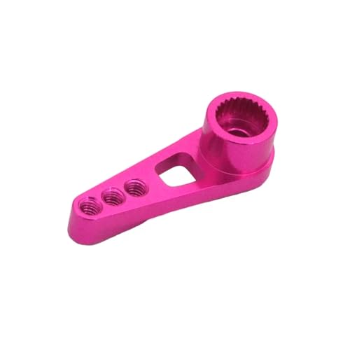 YONMFRDS Für WPL Für WLtoys Für MN C14 C24 B14 B16 B24 B3 D90 D91 D96 99S 12428 12429 A959 A949 A969 A979 K929 Metall Upgrade 25T Servo Arm RC Autoteile(Pink) von YONMFRDS