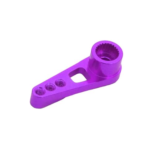 YONMFRDS Für WPL Für WLtoys Für MN C14 C24 B14 B16 B24 B3 D90 D91 D96 99S 12428 12429 A959 A949 A969 A979 K929 Metall Upgrade 25T Servo Arm RC Autoteile(Purple) von YONMFRDS
