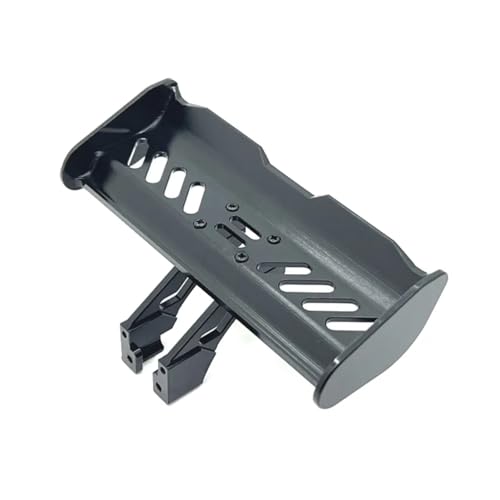 YONMFRDS Für Wltoys 144001 144010 144016 124007 124008 124017 124019 Rlaarlo 14001R 14001T 14001B RC Auto Metall Heckflügel Upgrade Teile RC Autoteile(Black) von YONMFRDS