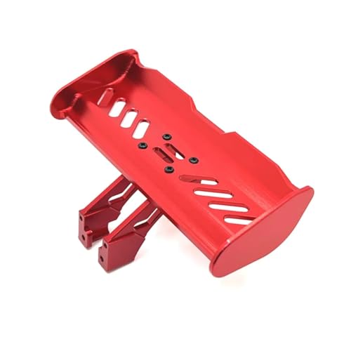 YONMFRDS Für Wltoys 144001 144010 144016 124007 124008 124017 124019 Rlaarlo 14001R 14001T 14001B RC Auto Metall Heckflügel Upgrade Teile RC Autoteile(Red) von YONMFRDS