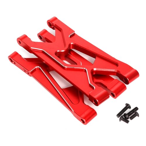 YONMFRDS RC Autoteile Für ARRMA Für ARA330750 Für Gorgon 2WD Für Monster Für Truck Für 1:10 RC Auto Upgrade Teile Hinten Arm Zubehör(Red) von YONMFRDS