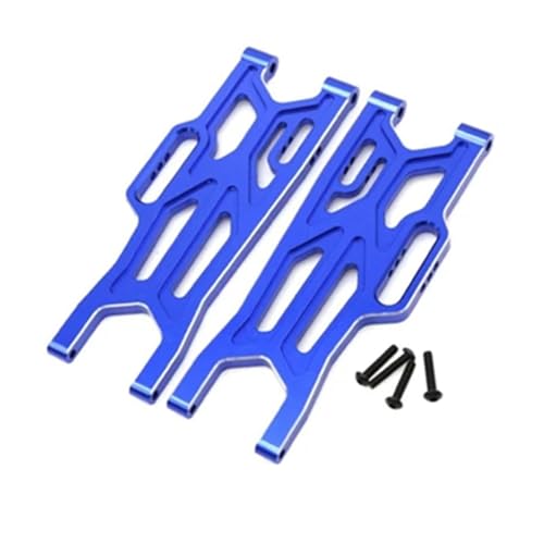 RC Autoteile Für Arrma 1/10 Für Kraton 4X4 4S V2 Für BLX RC Auto Metall Front Suspension Arme Für Schaukel Arm ARA330711 Upgrade Teile Zubehör(Blue) von YONMFRDS