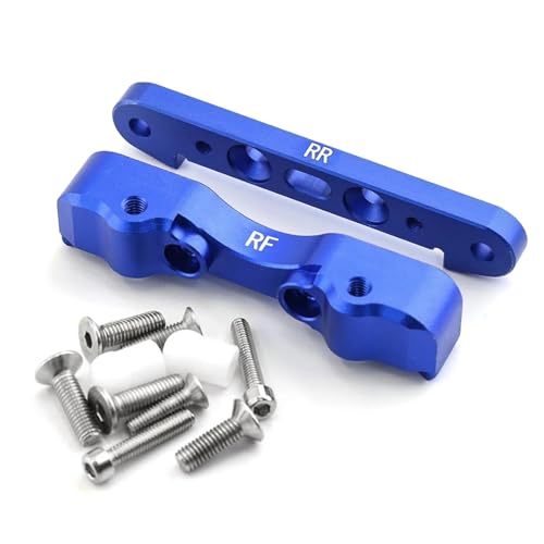 YONMFRDS RC Autoteile Für Arrma 1/5 Für Kraton Für Outcast 8S RC-Car Metall Vorder- Und Hinterradaufhängung Unterer Querlenker Upgrade-Teile Zubehör(Blue,2pcs Rear) von YONMFRDS