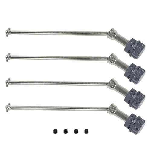 RC Autoteile Für Arrma Für KRATON 8S Für Outcast 8S 4 Stücke Metall Stahl Antriebswelle CVD Mit 24mm Keil Rad Hex Für 1/5 Teile Zubehör(Silver,C) von YONMFRDS
