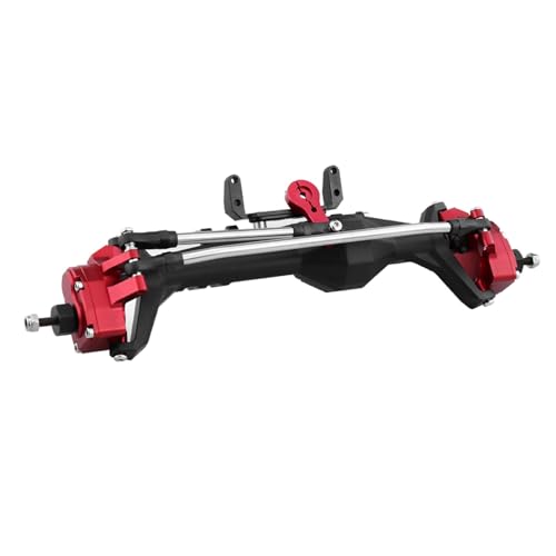YONMFRDS RC Autoteile Für Axial Für Capra 1.9 Für UTB Für AXI03004 Für Buggy F9 Für Wraith 90018 RR10 Für 1/10 RC Crawler Ganzmetall-Upgradeteil Für Die Portalachse Vorne Und Hinten(Red,Front Axle) von YONMFRDS