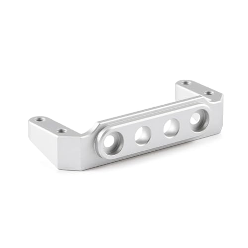 YONMFRDS RC Autoteile Für Axial Für Capra F9 Für 1/10 RC Crawler Portal Achse Teile CNC Gefräste Aluminium Servo Halterung(Silver) von YONMFRDS