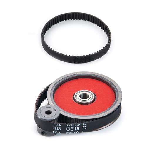 RC Autoteile Für Axial Für SCX10 1/10 3,17/5,0mm Motor Getriebe Riemenantrieb Getriebe Getriebe System Kit RC Crawler Auto Ersatzteile Zubehör(3.17mm with Blet) von YONMFRDS