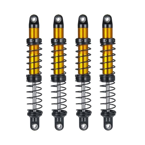YONMFRDS RC Autoteile Für Axial Für SCX10 90046 Für TRX4 1/10 4-teilige Änderung Aluminium-Öl-Stoßdämpferzubehör 70/80/90/100/110/120 Mm RC-Auto-Upgrade-Teile(100mm) von YONMFRDS