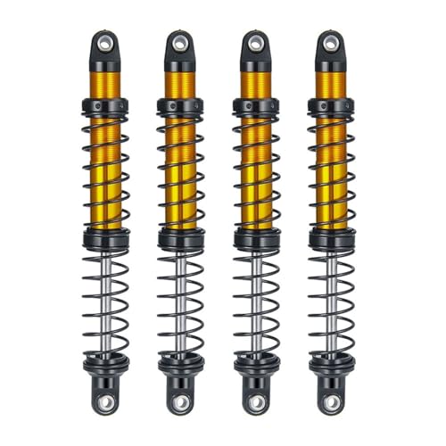 YONMFRDS RC Autoteile Für Axial Für SCX10 90046 Für TRX4 1/10 4-teilige Änderung Aluminium-Öl-Stoßdämpferzubehör 70/80/90/100/110/120 Mm RC-Auto-Upgrade-Teile(110mm) von YONMFRDS