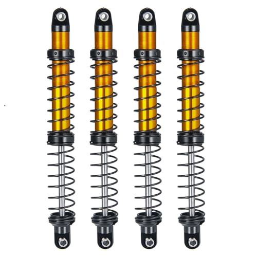 YONMFRDS RC Autoteile Für Axial Für SCX10 90046 Für TRX4 1/10 4-teilige Änderung Aluminium-Öl-Stoßdämpferzubehör 70/80/90/100/110/120 Mm RC-Auto-Upgrade-Teile(120mm) von YONMFRDS
