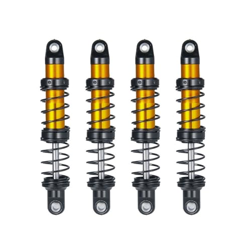 YONMFRDS RC Autoteile Für Axial Für SCX10 90046 Für TRX4 1/10 4-teilige Änderung Aluminium-Öl-Stoßdämpferzubehör 70/80/90/100/110/120 Mm RC-Auto-Upgrade-Teile(80mm) von YONMFRDS