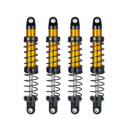 YONMFRDS RC Autoteile Für Axial Für SCX10 90046 Für TRX4 1/10 4-teilige Änderung Aluminium-Öl-Stoßdämpferzubehör 70/80/90/100/110/120 Mm RC-Auto-Upgrade-Teile(90mm) von YONMFRDS