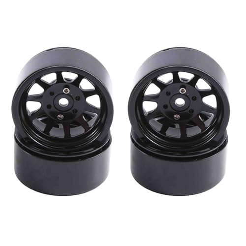 YONMFRDS RC Autoteile Für Axial Für SCX10 Für AXI03007 90046 Für TRX4 Für Redcat Für GEN8 Teile 4PCS Metall Legierung 1,9 Beadlock Rad Felgen Für 1:10 RC Crawler von YONMFRDS