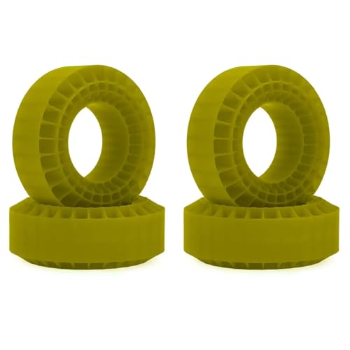 YONMFRDS RC Autoteile Für Axial Für SCX10 Für Capra Für TRX4 Für BRX01 Für TF2 Für GEN8 Für 1/10 RC Crawler 1,9 "Rad Reifen Silica Gel Einsatz Schaum Weiche 108mm(Green) von YONMFRDS