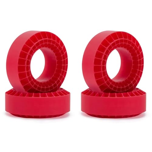 RC Autoteile Für Axial Für SCX10 Für Capra Für TRX4 Für BRX01 Für TF2 Für GEN8 Für 1/10 RC Crawler 1,9 "Rad Reifen Silica Gel Einsatz Schaum Weiche 108mm(Red) von YONMFRDS