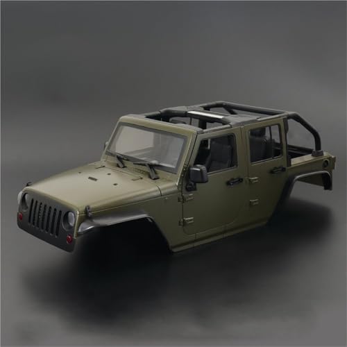 RC Autoteile Für Axial Für SCX10 Für Wrangler Für Rubicon Für TRX4 Für GEN8 1/10 Cabrio Harte Körper Kit 313mm Radstand Upgrade RC Crawler Auto Teile(Natural) von YONMFRDS