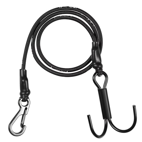 YONMFRDS RC Autoteile Für Axial Für SCX10 I II III Für TRX4 Für Element Für WPL 1/10 RC Crawler Auto Teile Kinetische Winde Strap Flucht Seil Rettungs Anhänger Haken Auto Zubehör(Black) von YONMFRDS