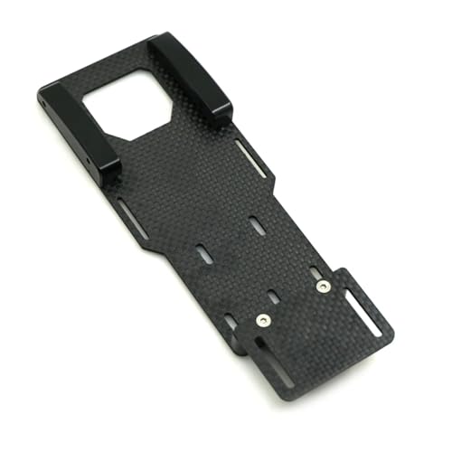 RC Autoteile Für Axial Für SCX10 II 90046 90047 1/10 Carbon Fiber Center Batterie Montage Platte RC Crawler Auto Upgrade Teile Modifizierte Zubehör von YONMFRDS