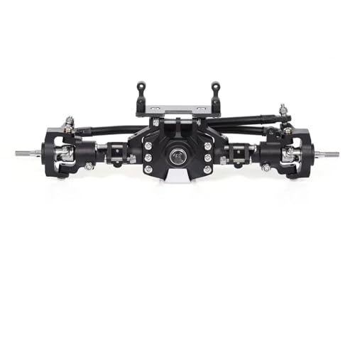YONMFRDS RC Autoteile Für Axial Für SCX10 II 90046 90047 RC Crawler Truck Legierung Vordere Hinterachse RC Brücke Achse RC Ersatzteile(Black,Front Axle) von YONMFRDS