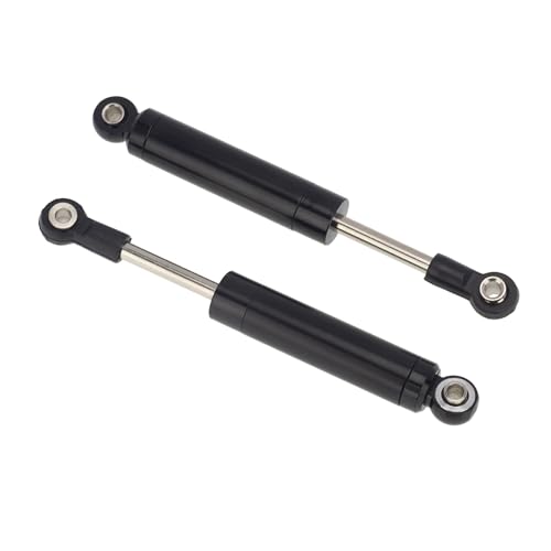YONMFRDS RC Autoteile Für Axial Für SCX10 II Für RBX10 Für Wraith Für TRX4 1/10 RC-Auto, Eingebaute Feder, 60/70/80/90/100 Mm Stoßdämpfer, Dämpfer, RC Crawler Zubehör(Black,60mm) von YONMFRDS