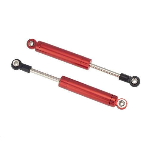 YONMFRDS RC Autoteile Für Axial Für SCX10 II Für RBX10 Für Wraith Für TRX4 1/10 RC-Auto, Eingebaute Feder, 60/70/80/90/100 Mm Stoßdämpfer, Dämpfer, RC Crawler Zubehör(Red,100mm) von YONMFRDS