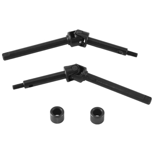 YONMFRDS RC Autoteile Für Axial Für SCX24 1/24, 2 Stück, 4 Mm Verlängerte Stahl-Vorderachse, Antriebswelle, RC-Crawler-Auto, Verbesserte Teile, Modifiziertes Zubehör, DIY-Teile von YONMFRDS