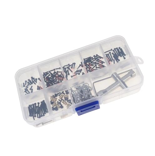 YONMFRDS RC Autoteile Für Axial Für SCX24 1/24 RC Crawler Auto Reparatur Teile Schrauben Pins Reparatur Tools Kit Kreuz Steckschlüssel Mit Lagerung Box RC Auto Zubehör YONMFRDS RC Autoteile Für Axial Für SCX24 1/24 RC Crawler Auto Reparatur Teile Schrauben Pins Reparatur Tools Kit Kreuz Steckschlüssel Mit Lagerung Box RC Auto Zubehör von YONMFRDS