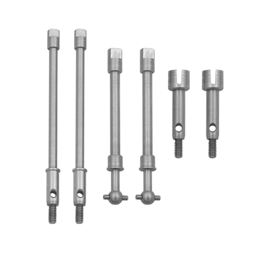 YONMFRDS RC Autoteile Für Axial Für SCX24 90081 Für AXI00001 002 004 005 006 Stahl Vorne Hinten CVD Achse Innere Übertragung Antriebswelle Für 1/24 RC Crawler(Set A) von YONMFRDS