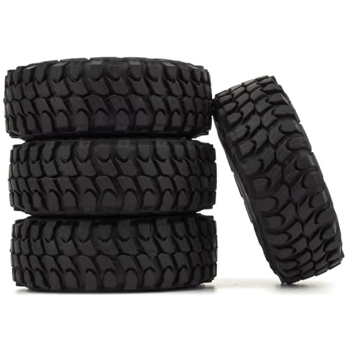 YONMFRDS RC Autoteile Für Axial Für SCX24 Für 1/18 1/24 RC Crawler Car Upgrade-Teilereifen 54 Mm RC-Car Für Kleine Reifen 1,0 Zoll Weicher Gummischlamm Für Geländeradreifen von YONMFRDS