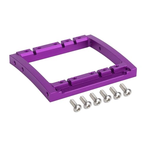 YONMFRDS RC Autoteile Für Capra Für SCX10 II 1/10 RC Rigs Crawler Achse Comp TGH Rails Für LCG Chassis Kit Upgrade Teil Lenkung Winde Dual Servo Mount Zubehör(Mount 1) von YONMFRDS