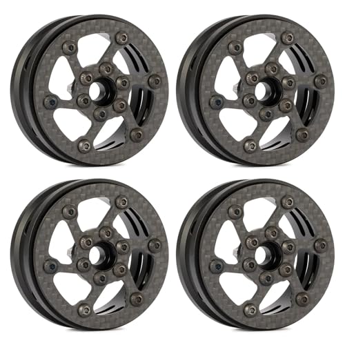 RC Autoteile Für Element Für Enduro Für SCX10 III Für Capra Für TRX4 Für AR44 AR46 1/10 Antriebswellen Stoßdämpfer Räder Ersatz RC Crawler DIY Upgrade Auto Teile(Wheels 3) von YONMFRDS
