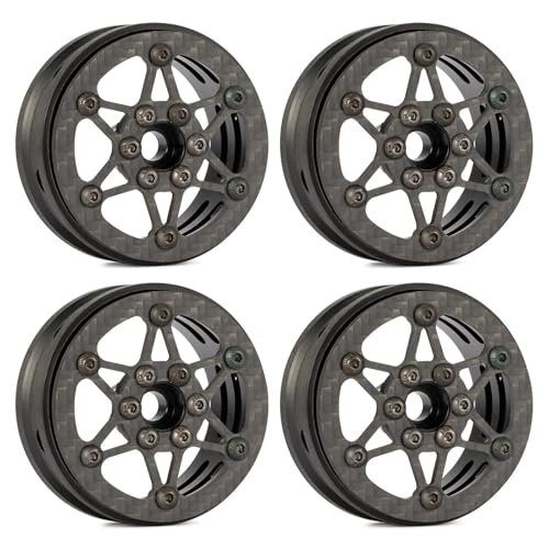 YONMFRDS RC Autoteile Für Element Für Enduro Für SCX10 III Für Capra Für TRX4 Für AR44 AR46 1/10 Antriebswellen Stoßdämpfer Räder Ersatz RC Crawler DIY Upgrade Auto Teile(Wheels 5) von YONMFRDS