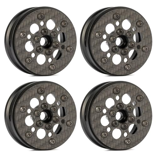 YONMFRDS RC Autoteile Für Element Für Enduro Für SCX10 III Für Capra Für TRX4 Für AR44 AR46 1/10 Antriebswellen Stoßdämpfer Räder Ersatz RC Crawler DIY Upgrade Auto Teile(Wheels 6) von YONMFRDS
