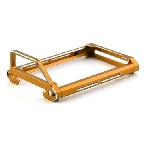YONMFRDS RC Autoteile Für Flysky Für Noble Für NB4 Für Pro Für YA-0711BK Fernbedienung Auto Zubehör Rc Metall Sender Schutz Rahmen(Yellow,B) von YONMFRDS