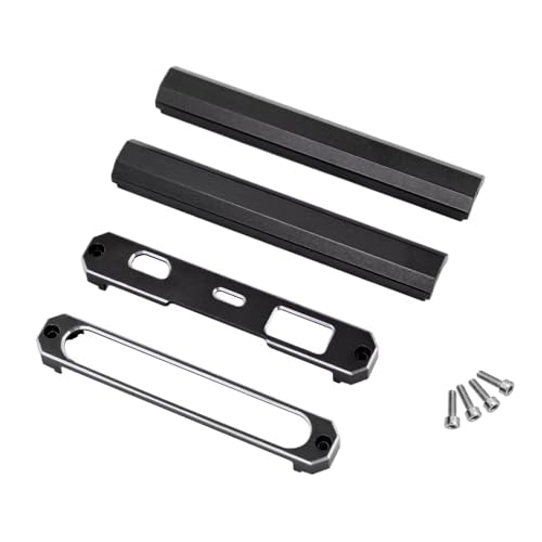 YONMFRDS RC Autoteile Für Flysky NB4 Für Noble Für Lite Für PRO Controller Bildschirm Rahmen Upgrade Teile CNC Aluminium Sender Schutz Tragegriff(Black,B) von YONMFRDS