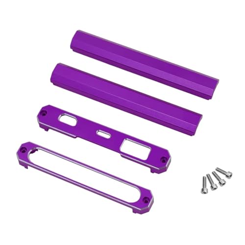 YONMFRDS RC Autoteile Für Flysky NB4 Für Noble Für Lite Für PRO Controller Bildschirm Rahmen Upgrade Teile CNC Aluminium Sender Schutz Tragegriff(Purple,B) von YONMFRDS