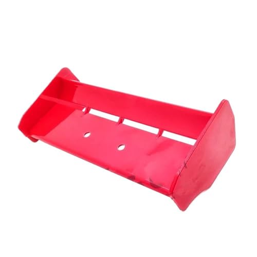 YONMFRDS RC Autoteile Für HSP 94106 94107 94166 S279 1/10 RC Heckflügel Weicher Kunststoff Heckspoiler RC Rennwagen Teile Off Road Buggy Truck Ersatzautozubehör(Red) von YONMFRDS